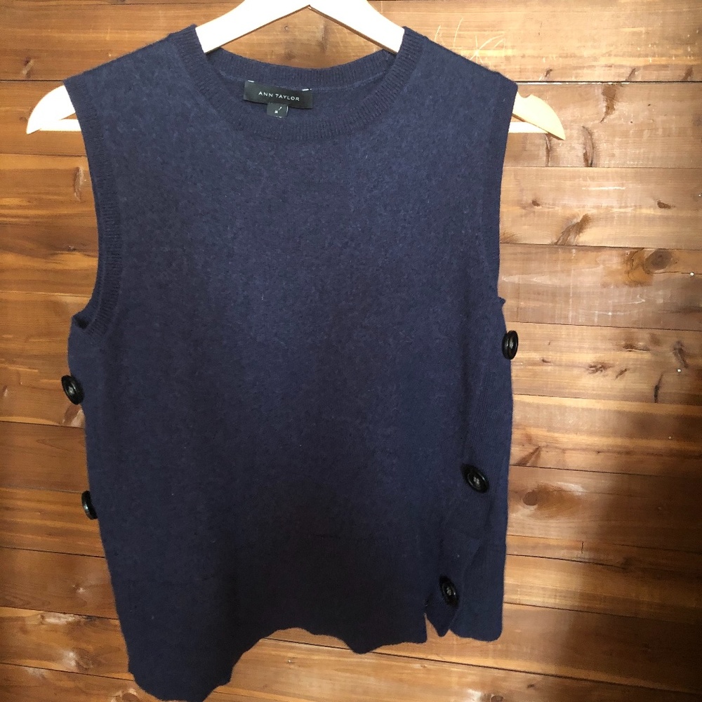 Ann Taylor Navy Sweater